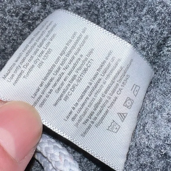 Fruit of Loom Split Bleach Dye Gray & Orange/ Cream Acid Wash Sweatpants Size L - Picture 12 of 12